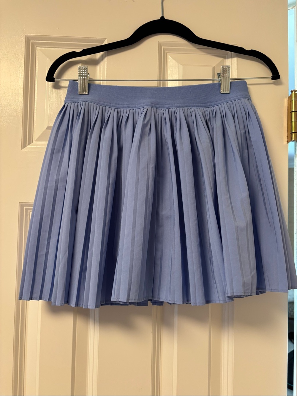 Old Navy Pleated Circle Skirt in Light Blue
